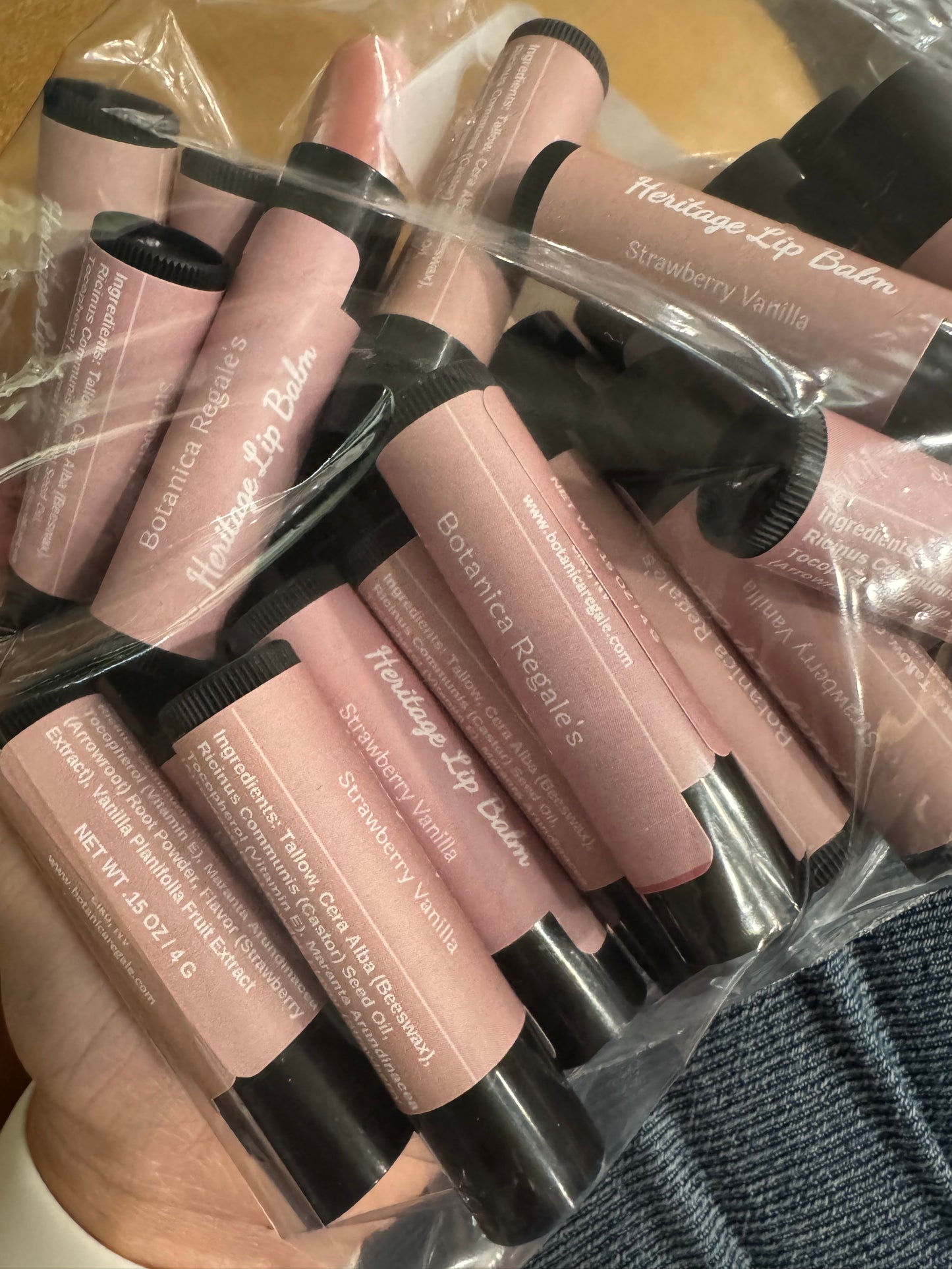 Heritage Lip Balm – LIMITED EDITION – Strawberry Vanilla (Tube)