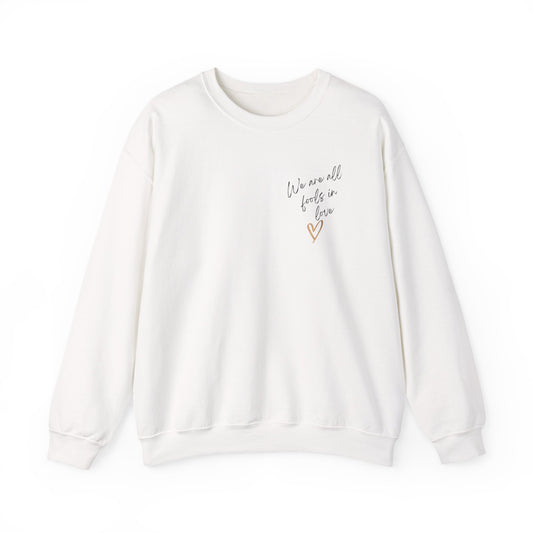 “Fools in Love” – Pride & Prejudice Silhouette Sweatshirt